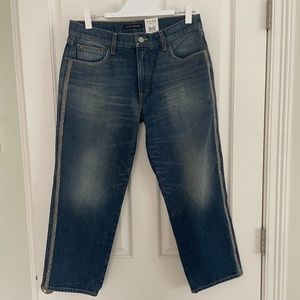 Lucky Brand Mid Rise Jeans with Side Detail Stripe